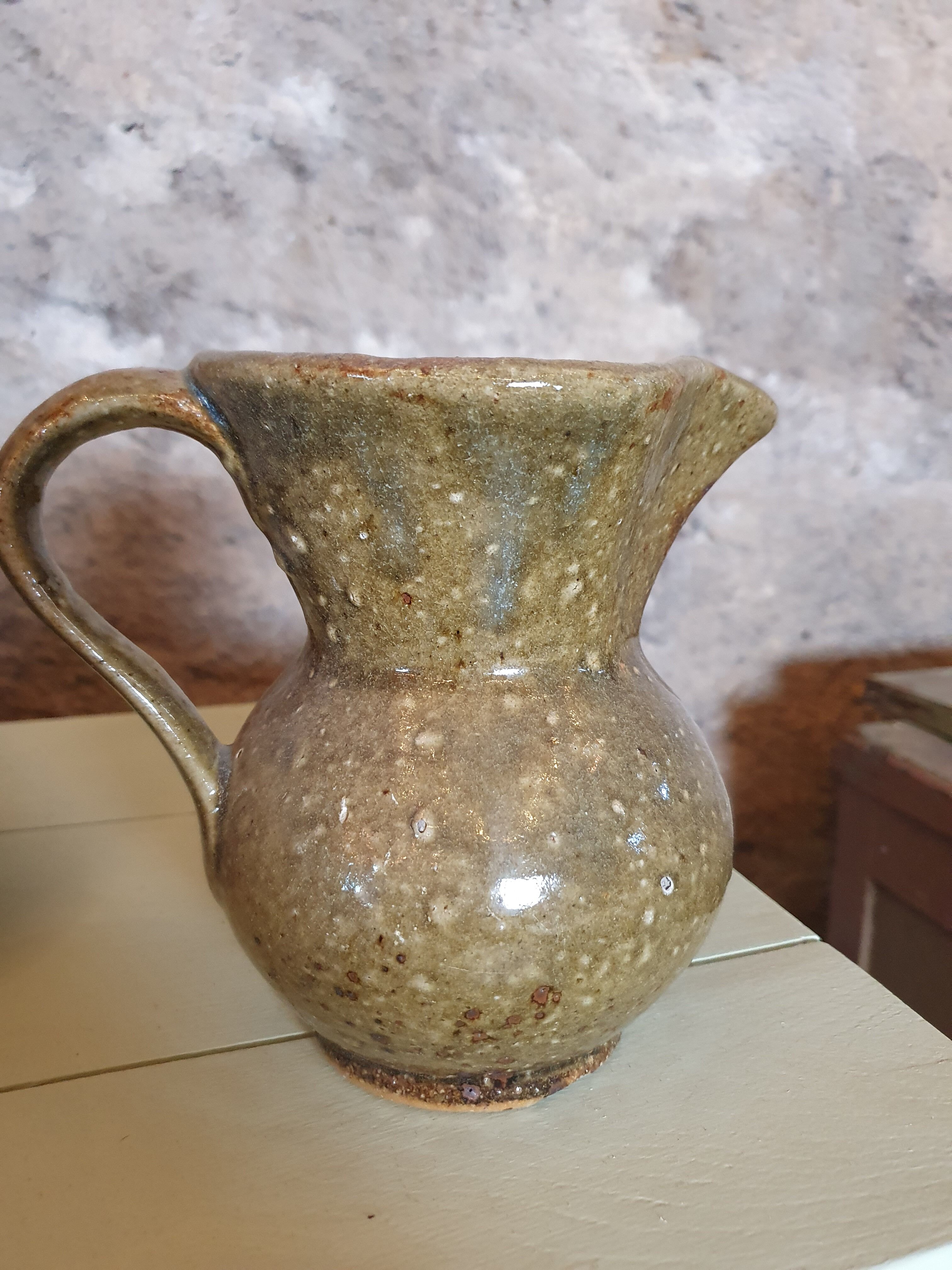 Green sandstone decanter