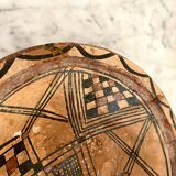 Kabyle dish in painted terracotta
