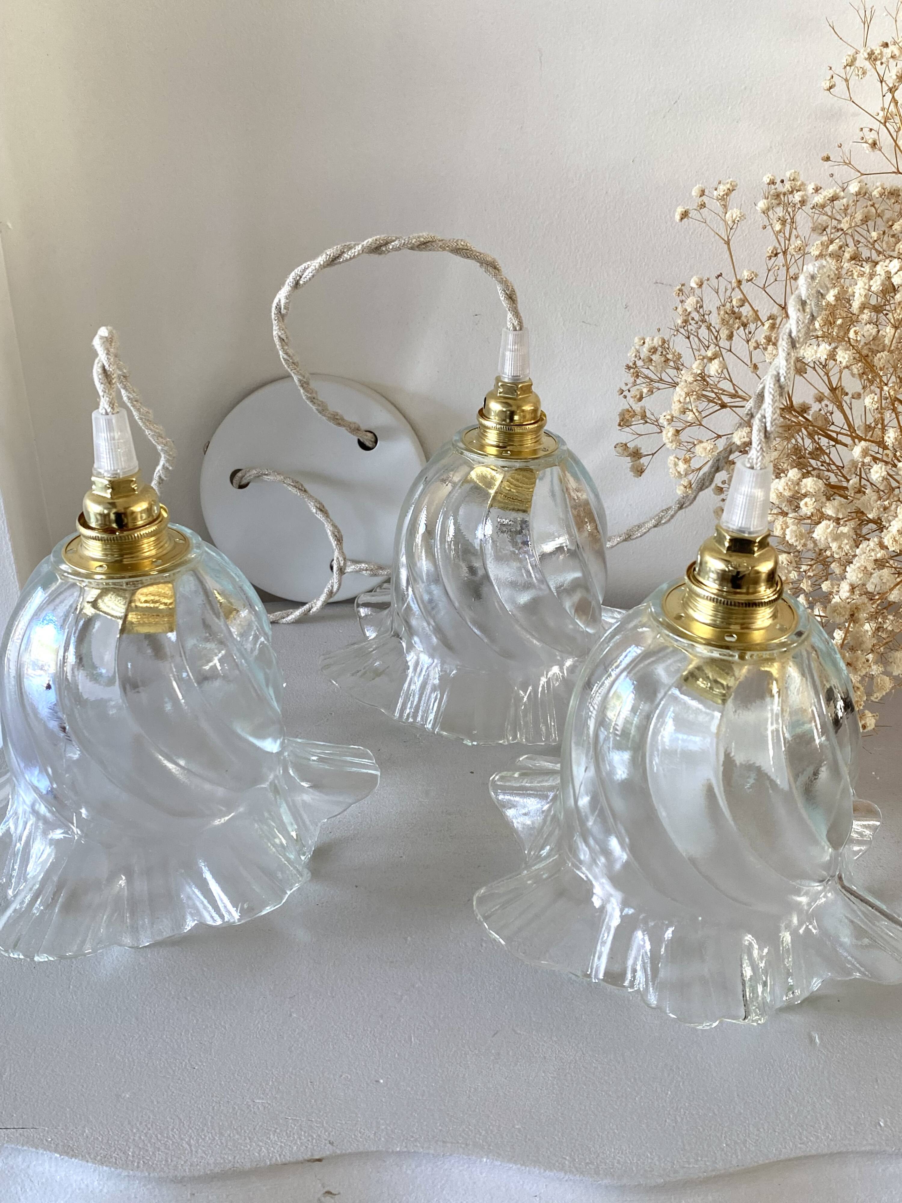 Vintage waterfall pendant light