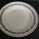 Pair of Gien iron earthenware dessert plates with Austerlitz decor
