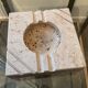 Empty ashtray pocket Cerri Nestore in travertine