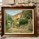 Oil on canvas wooden frame "In the Esterel"