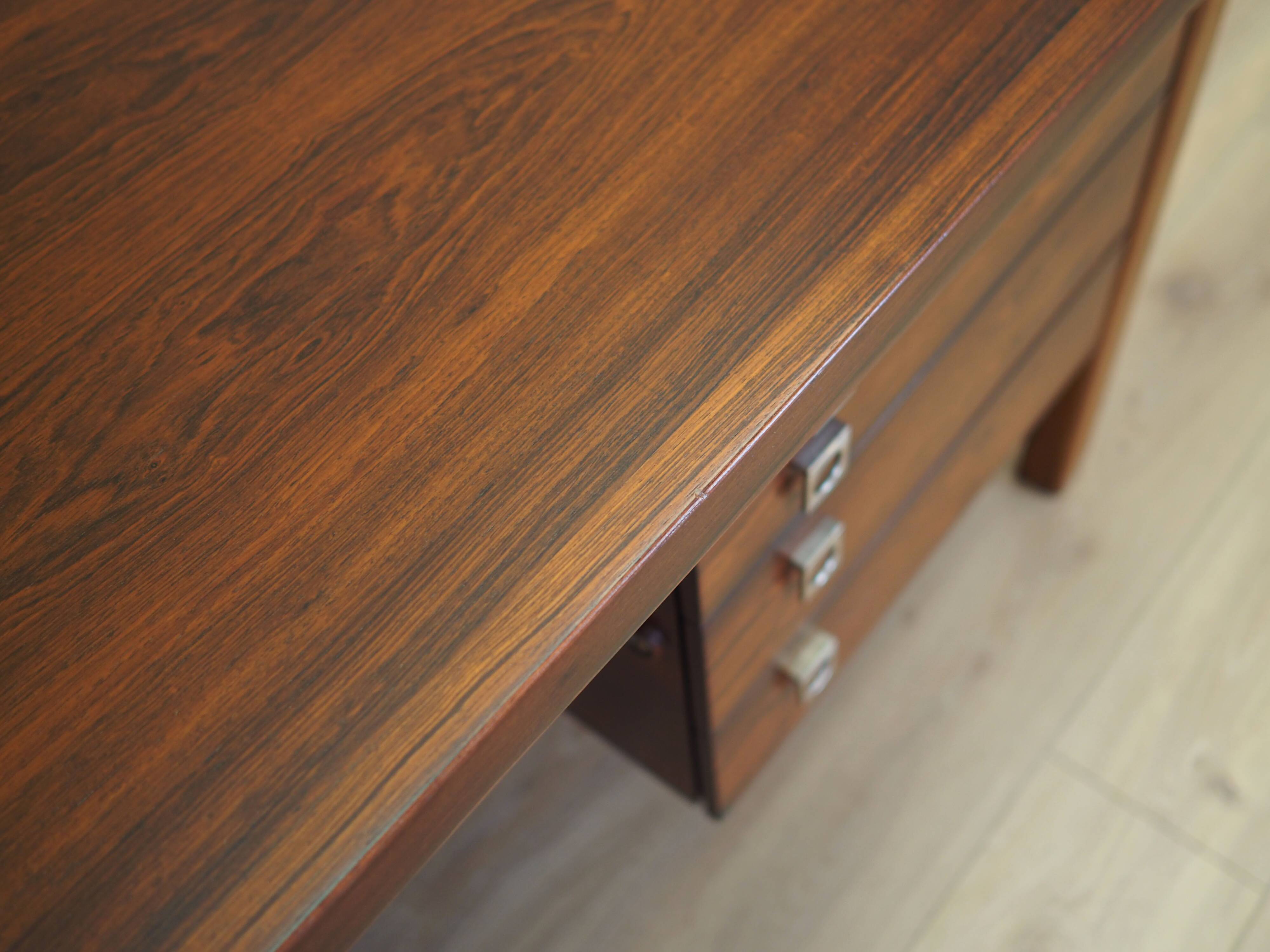 Rosewood desk, Danish design, 1960s, designer: Arne Vodder, manufacture: Sibast