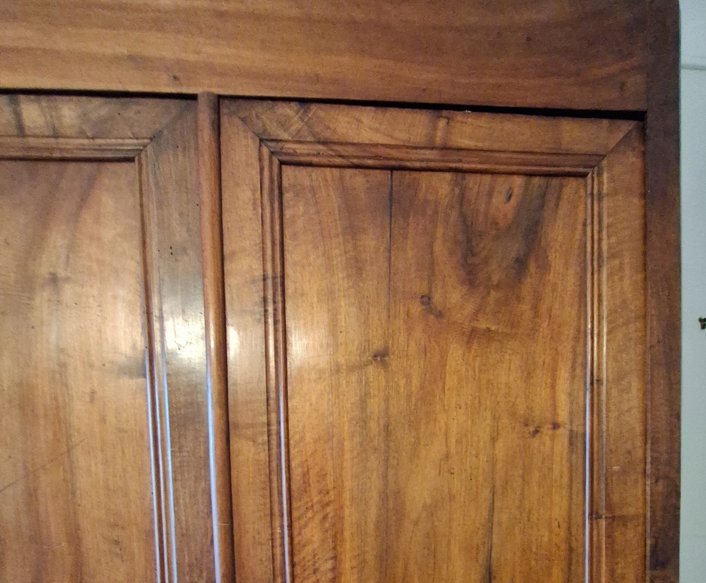 Antique walnut wardrobe