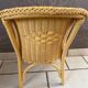Fauteuil enfant en rotin vintage