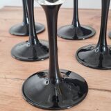 Set of 6 luminarc stemmed glasses