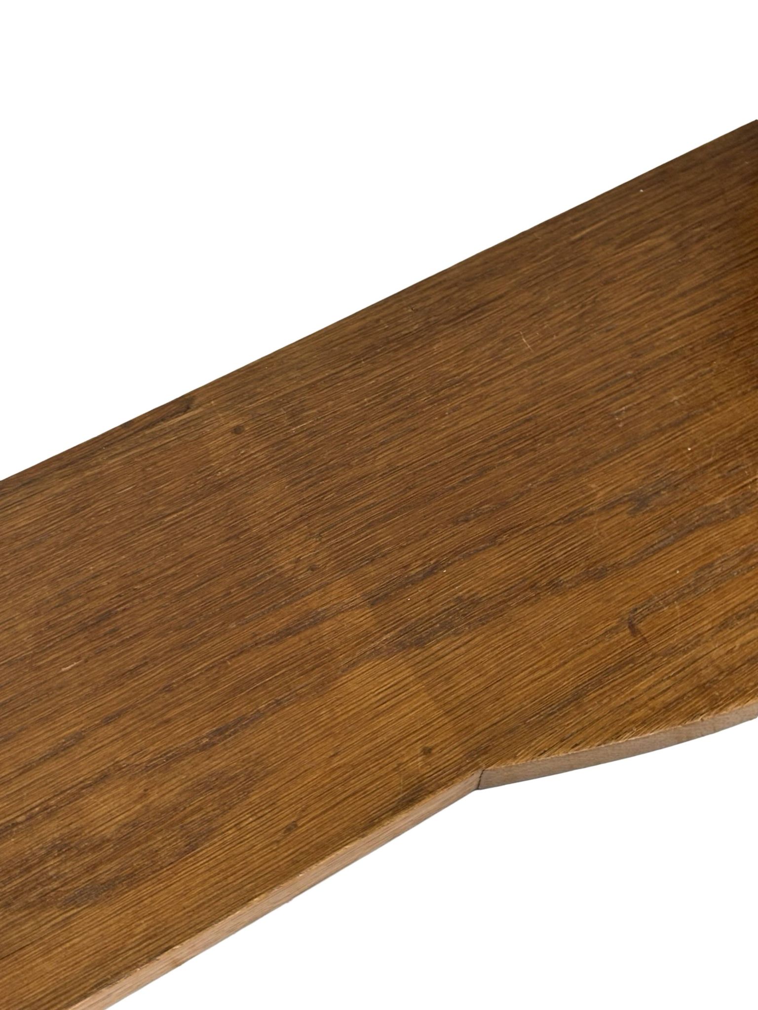 Vintage wooden wall shelve rack bookshelf in oak wood minimalist