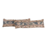 Set of 2 vintage Turkish cushion covers 30x91 cm