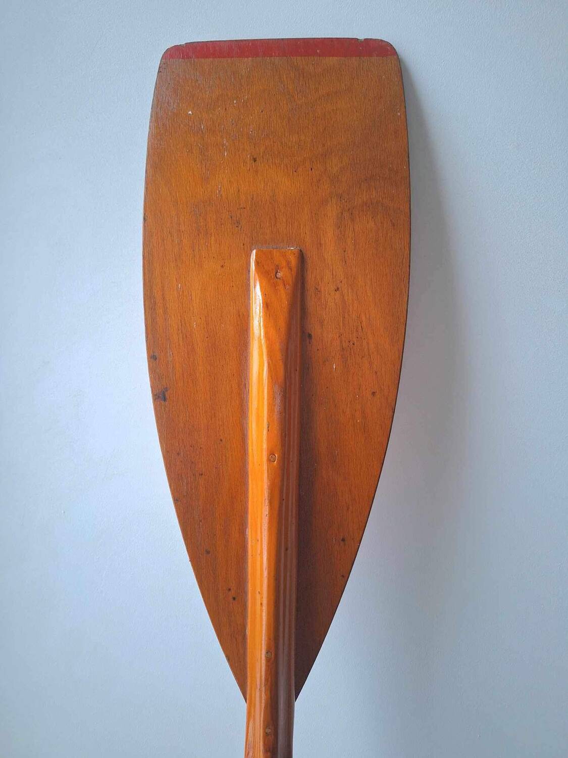 Large paddle, vintage wooden oar