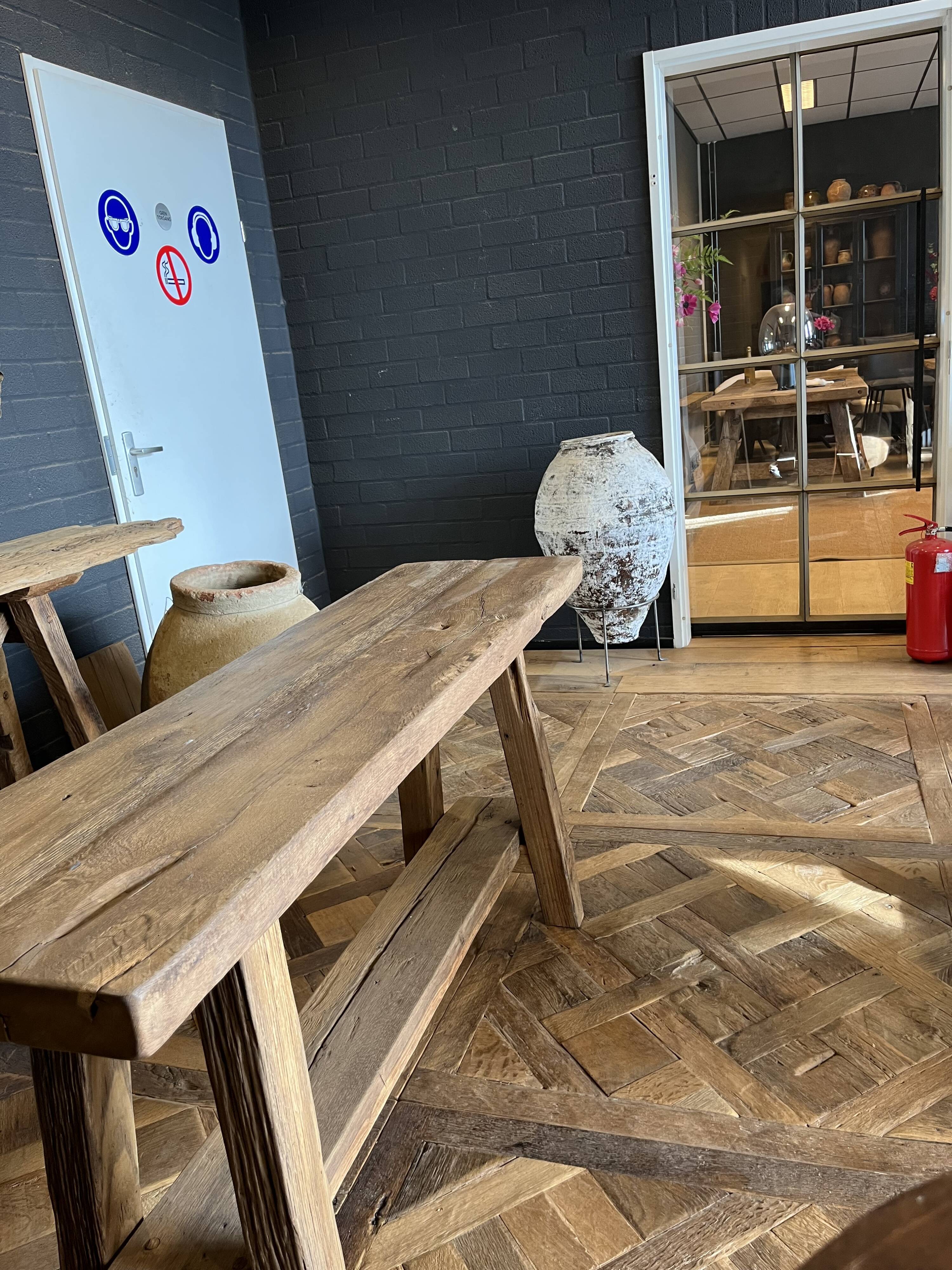 Console chêne massif ancien centenaire