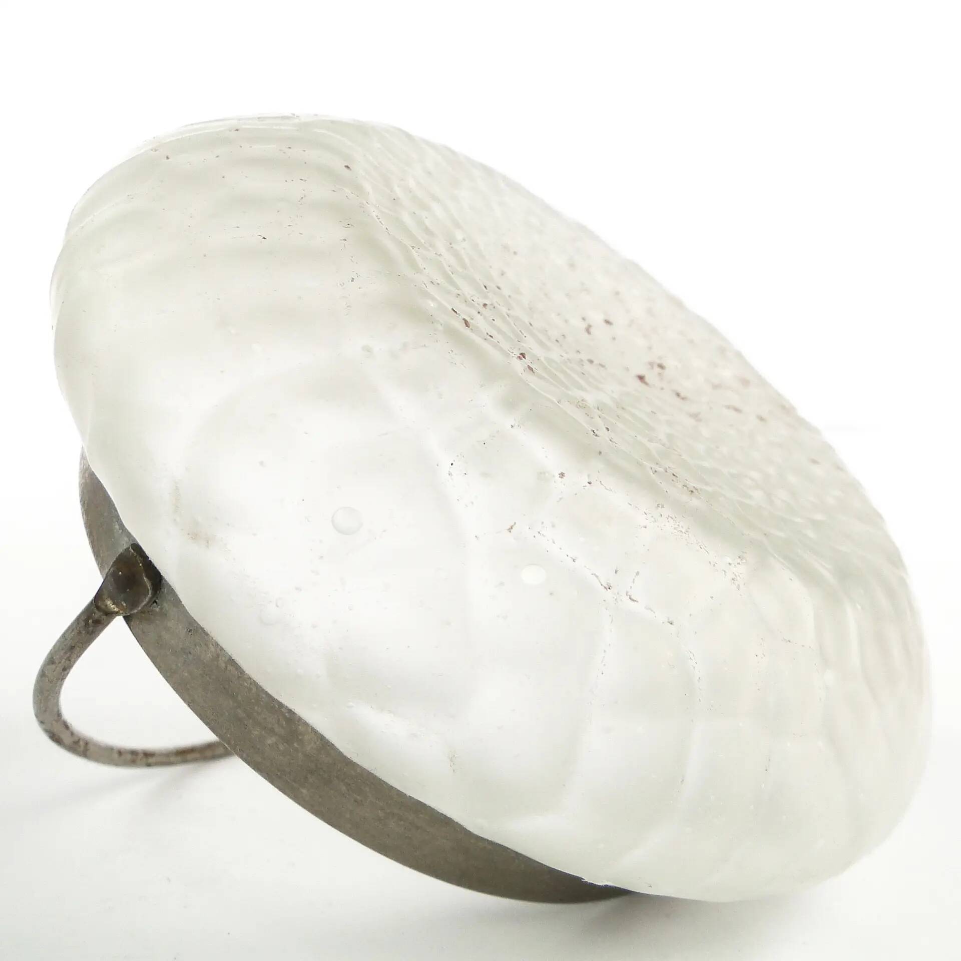 Basket sugar bowl Art Nouveau, glass, Germany, early 20th century