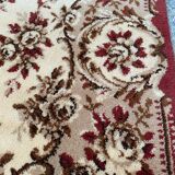 Aubusson-style mechanical carpet in 67x135 cm wool