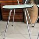 Set of 3 green Formica chairs