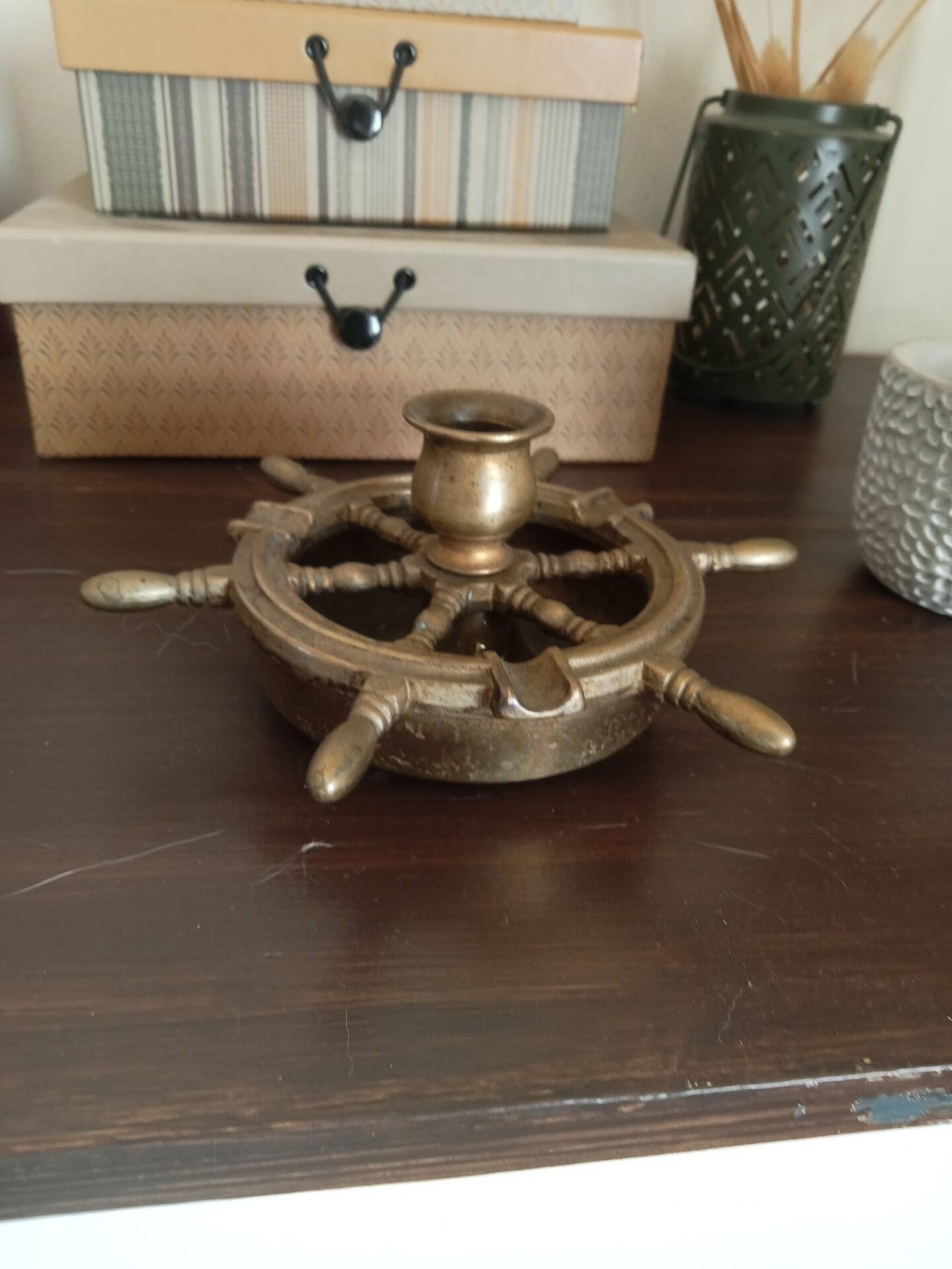 Brass ashtray