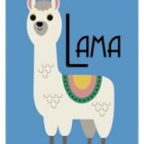 Poster kids Lama - A3