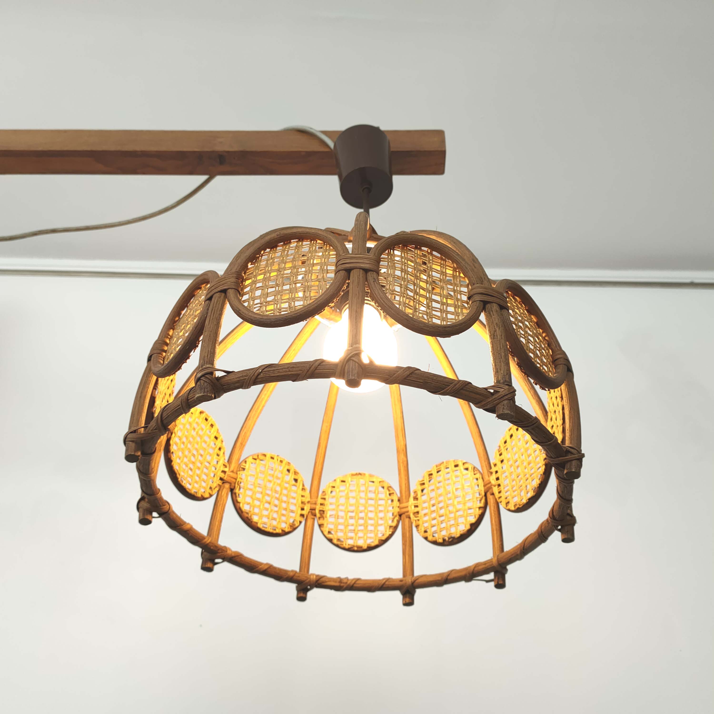 Rattan suspension and caning