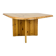 Table basse en pin massif forme organique, années 80