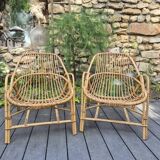 Fauteuils en rotin