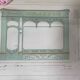 Antique Art Nouveau engraving of a shop front