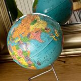 Tripod world globe map