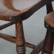 Set of 8 Antique English Oxford Dining / Kitchen Chairs