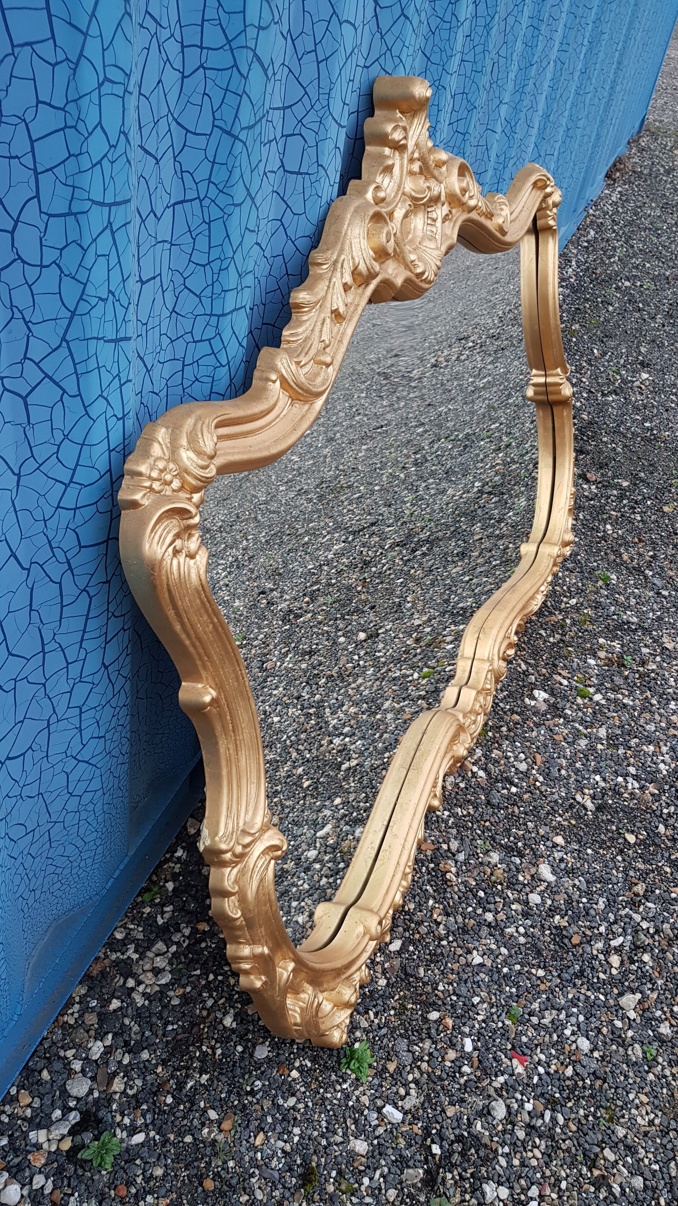 Baroque gilded mirror