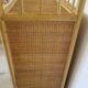 Vintage Library - 2 drawers - Woven rattan cupboard - 1980s - natural