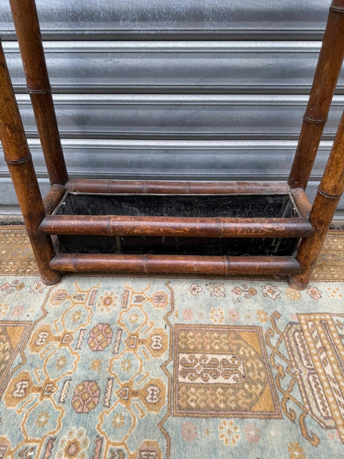Porte-manteau / vestiaire ancien en bambou (époque 1920)