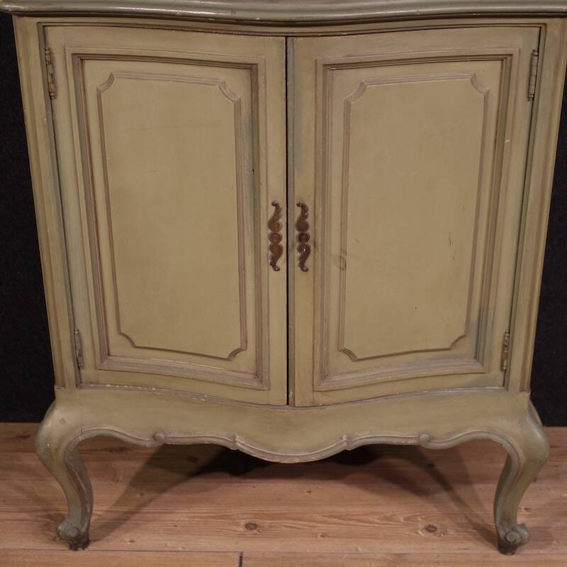 Buffet laqué italien du 20e siècle avec miroir