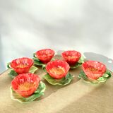 Coffee cups flowers slurry