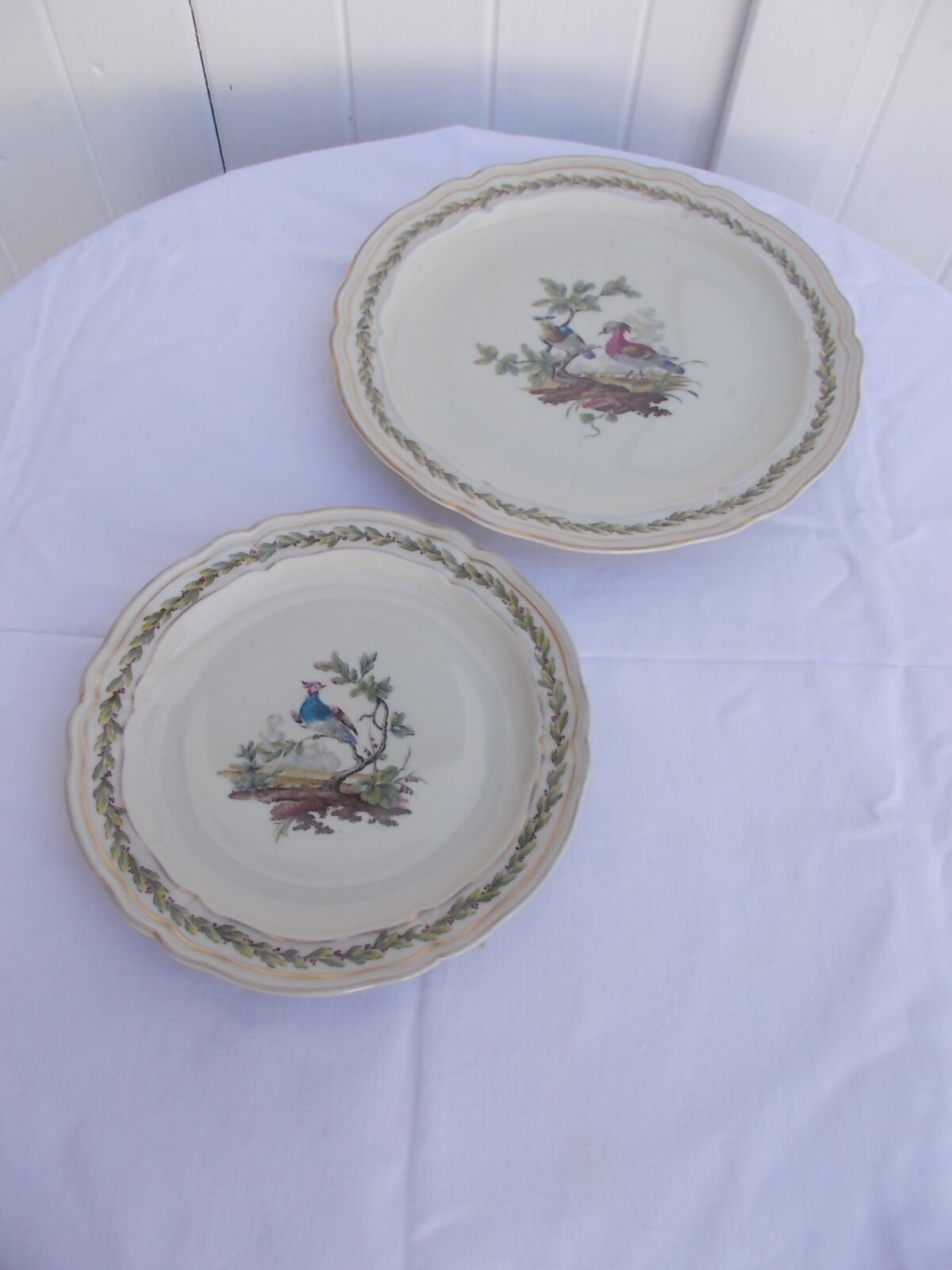 Set of 2 Limoges plates