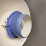 Classic small Danish hanging lamp, produced by Form-Light in the 1980s. Light purple color