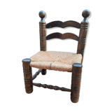 Chaise basse campagnarde