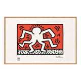 Keith Haring. Numbered colour silkscreen. 1990s.