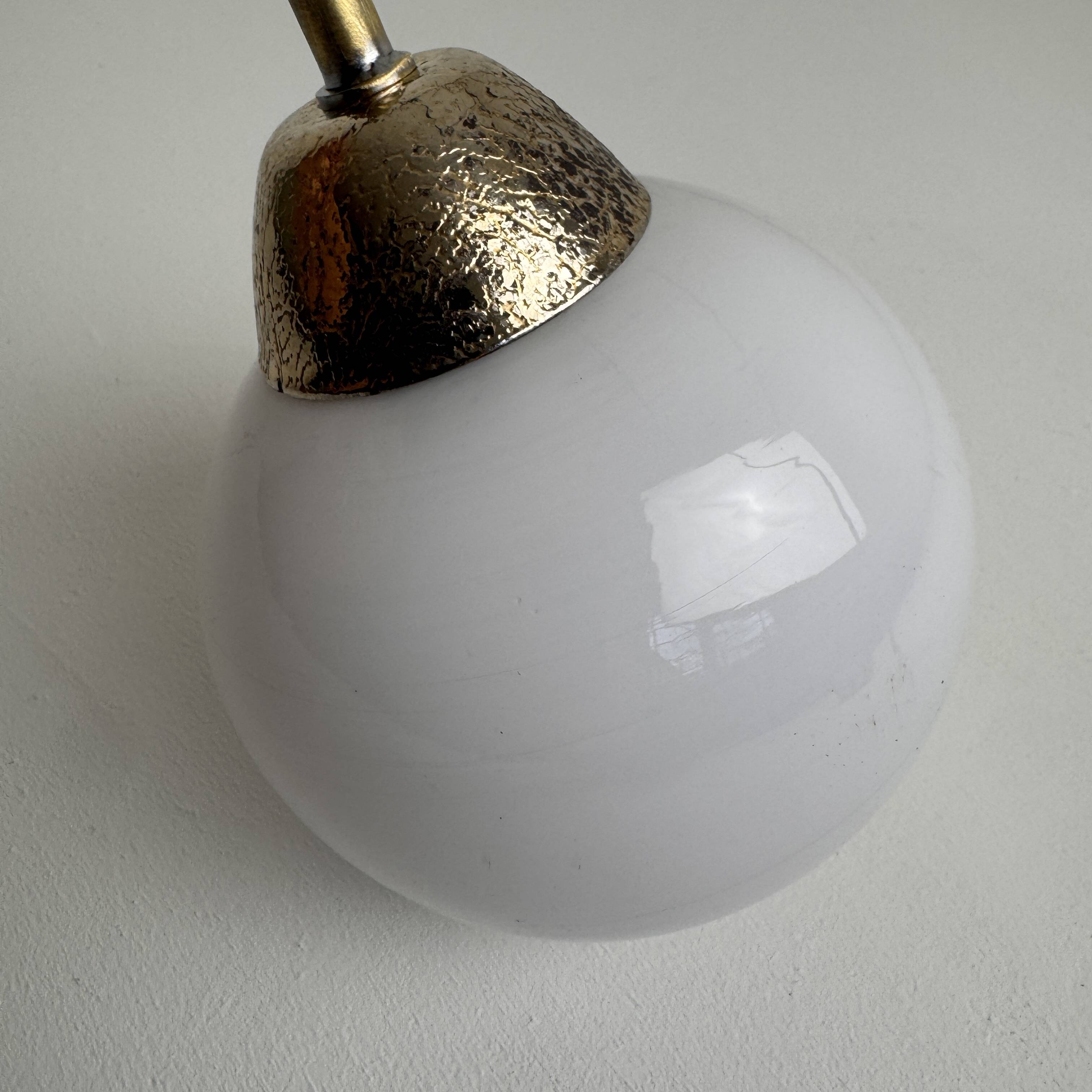 Vintage opaline wall light