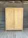 Sliding door wardrobe in raw wood