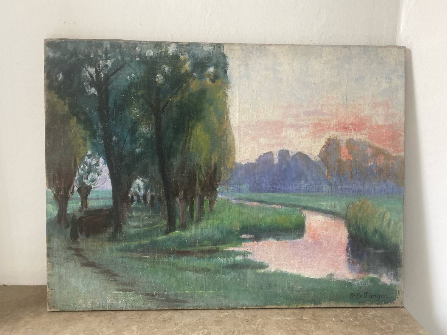 Landscape signed Bellanger