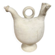 Antique Spanish water jug in terracotta or white pottery circa 1900