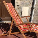 Chilienne transat vintage rayures
