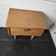 Vintage 60s oak bedside table