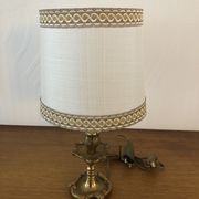 Lampe de chevet Vintage pied en laiton massif année 60