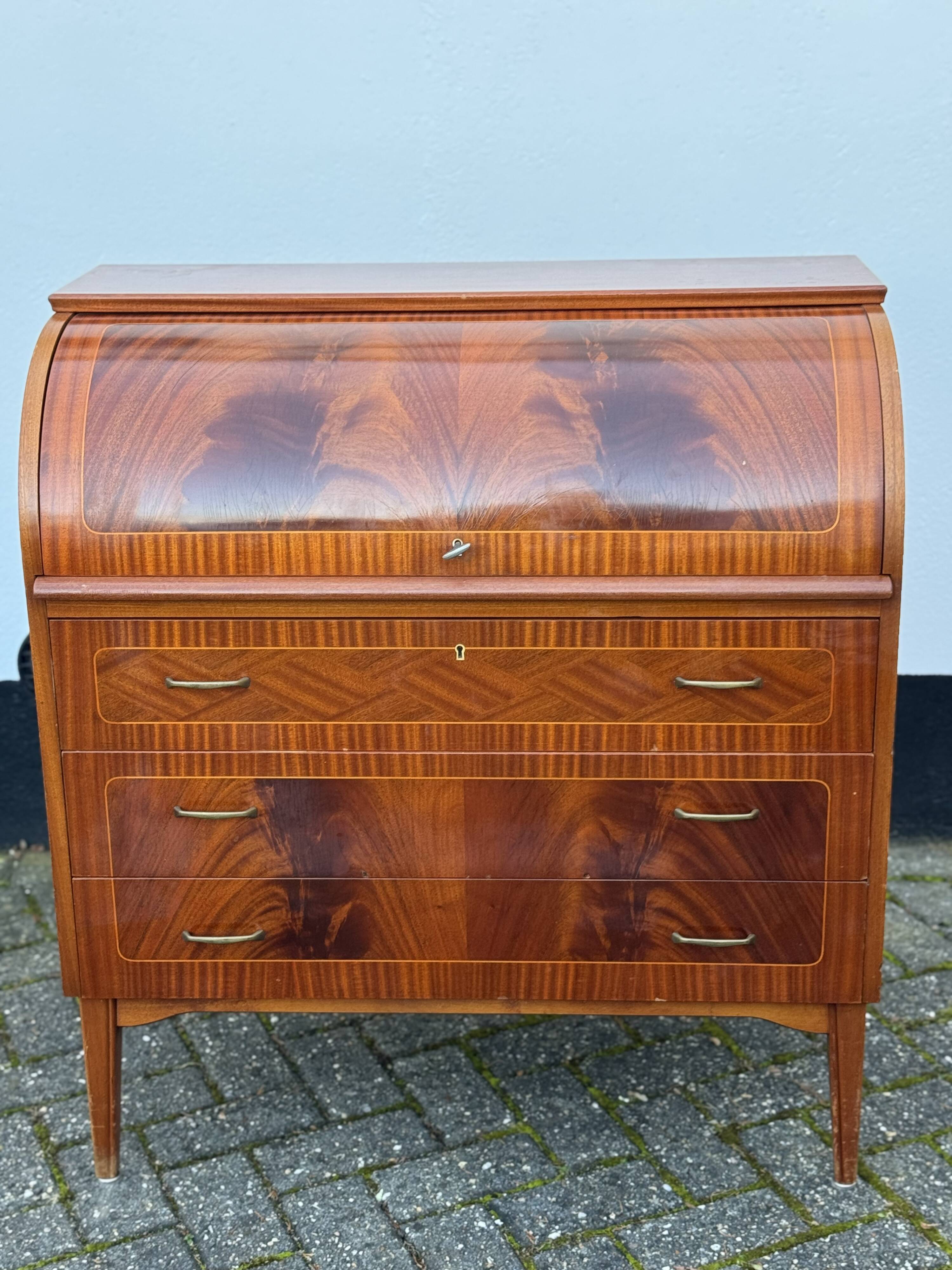 Bureau à cylindre en teck par Egan Ostergaard