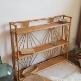 Shelves wicker vintage 100x82cm