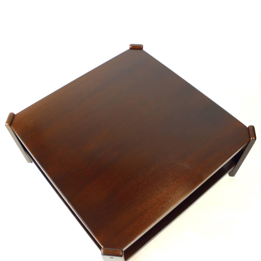 Table basse en hêtre, Hikor Pisek Tchécoslovaquie années 1980