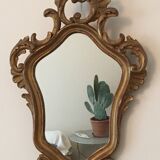 Miroir en bois doré - 38x60cm