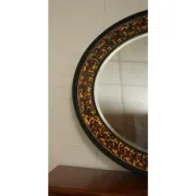 Vintage Oval Wall Mirror in the style of William Yeoward