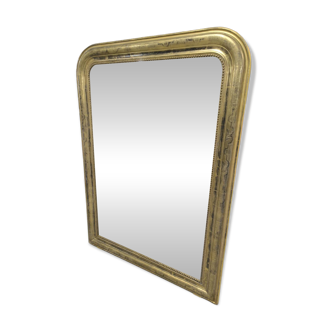 Golden mirror with gold leaf circa 1840