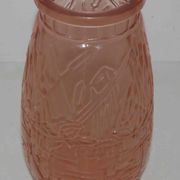 Orange art deco vase 30s