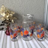 Covetro seventies orangeade glasses made in Italy