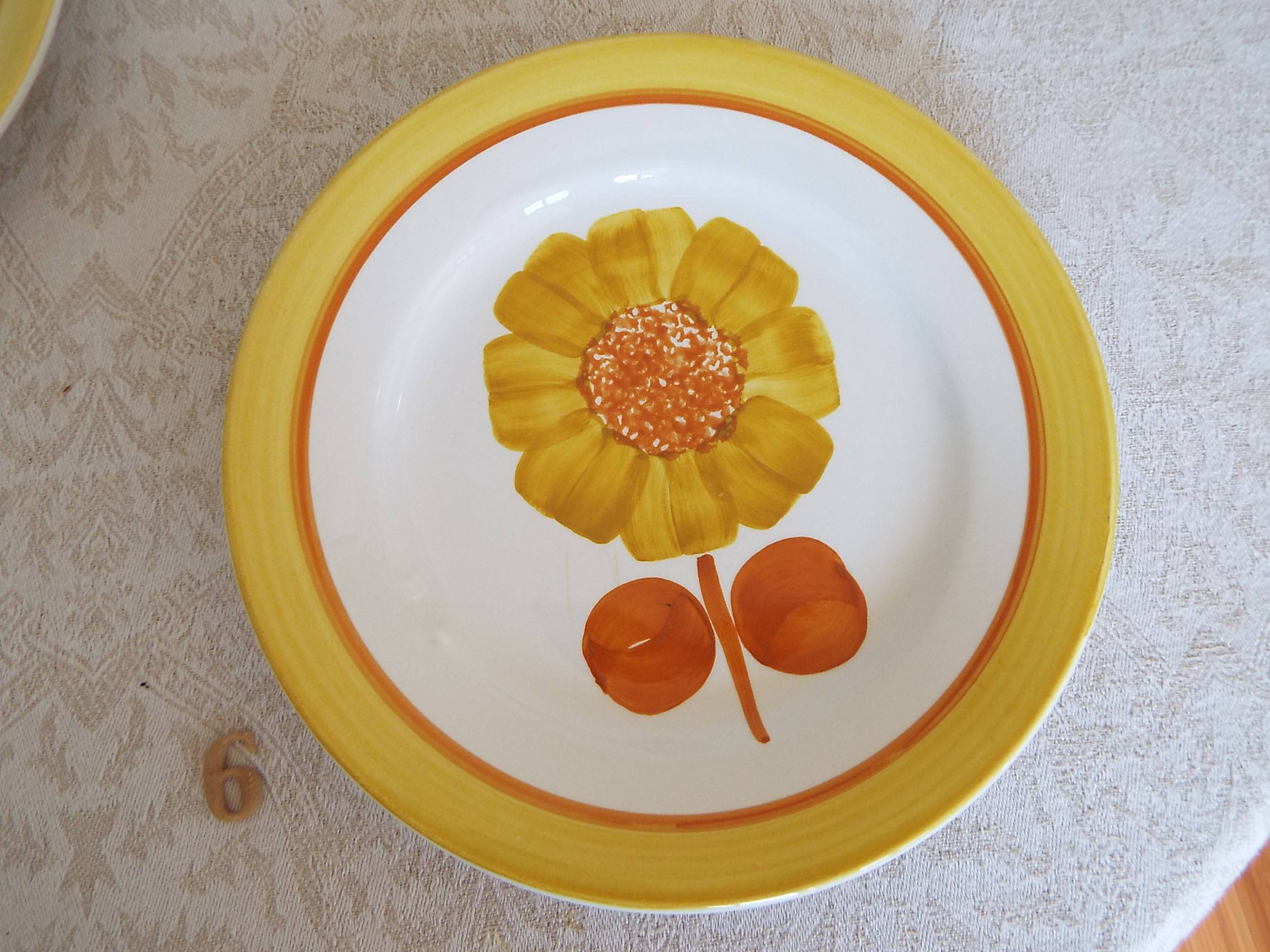 6 DIGOIN dessert plates